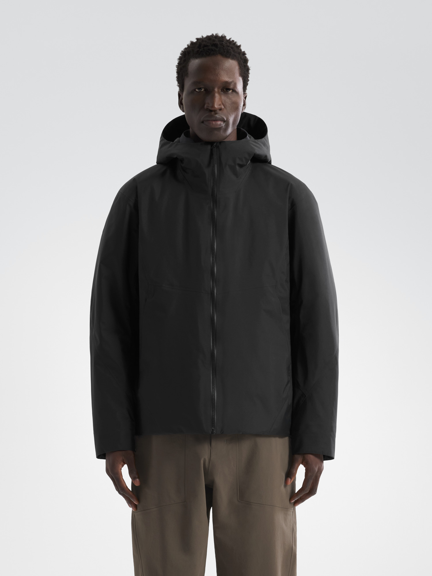 F25-X000009108-Diode-Insulated-Jacket-Black-Front-View