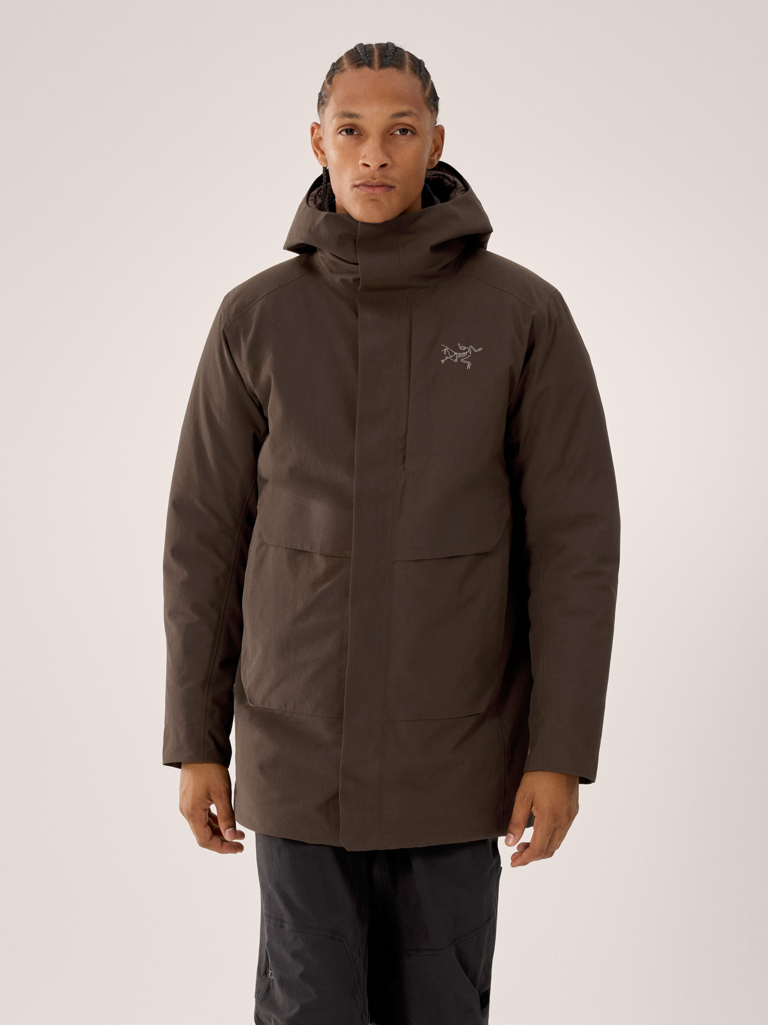 F25-X000009914-Therme-Down-Parka-Carob-Front-View