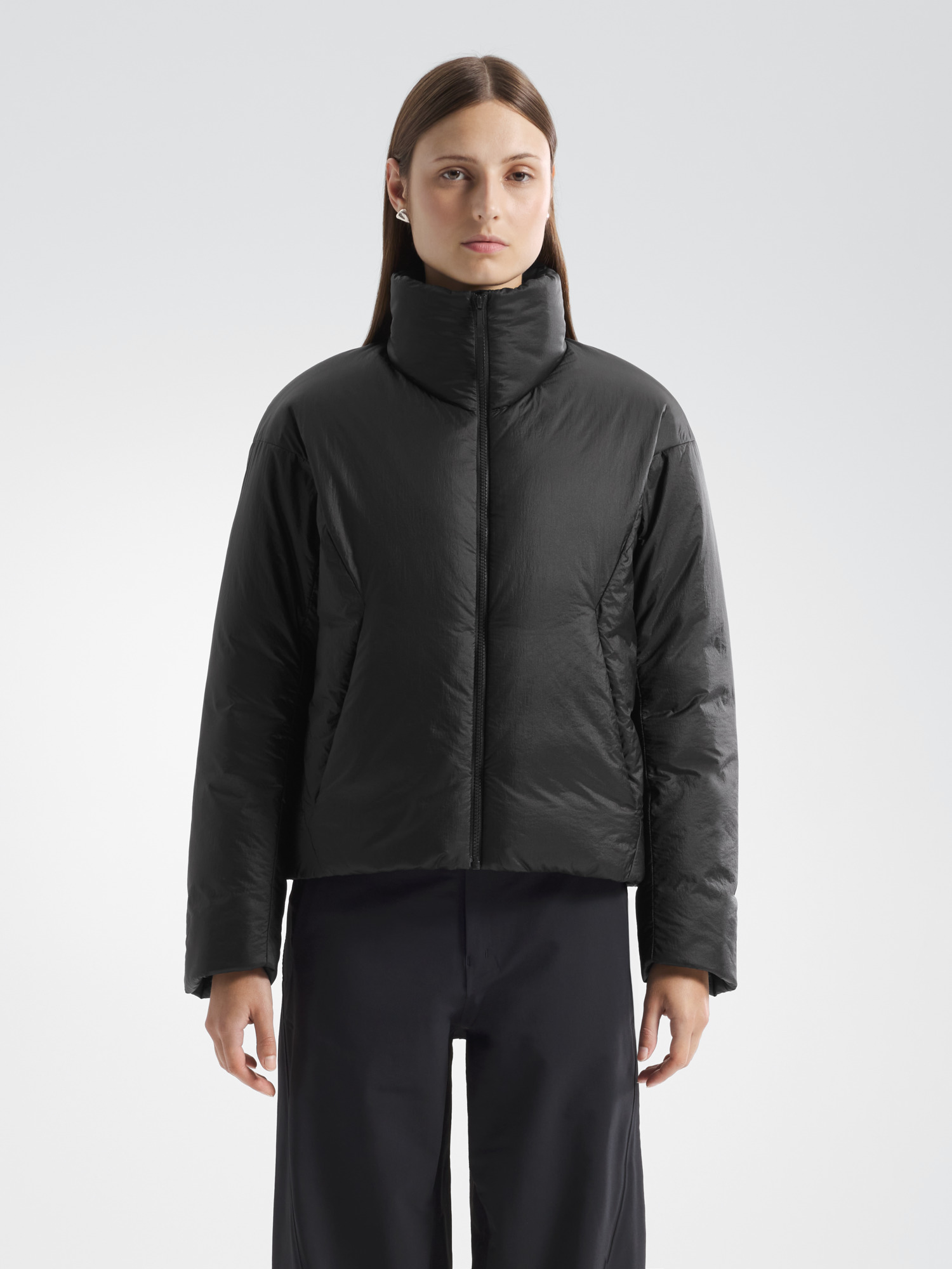 F25-X000009962-Conduit-Down-Jacket-Black-Women-s-Front-View